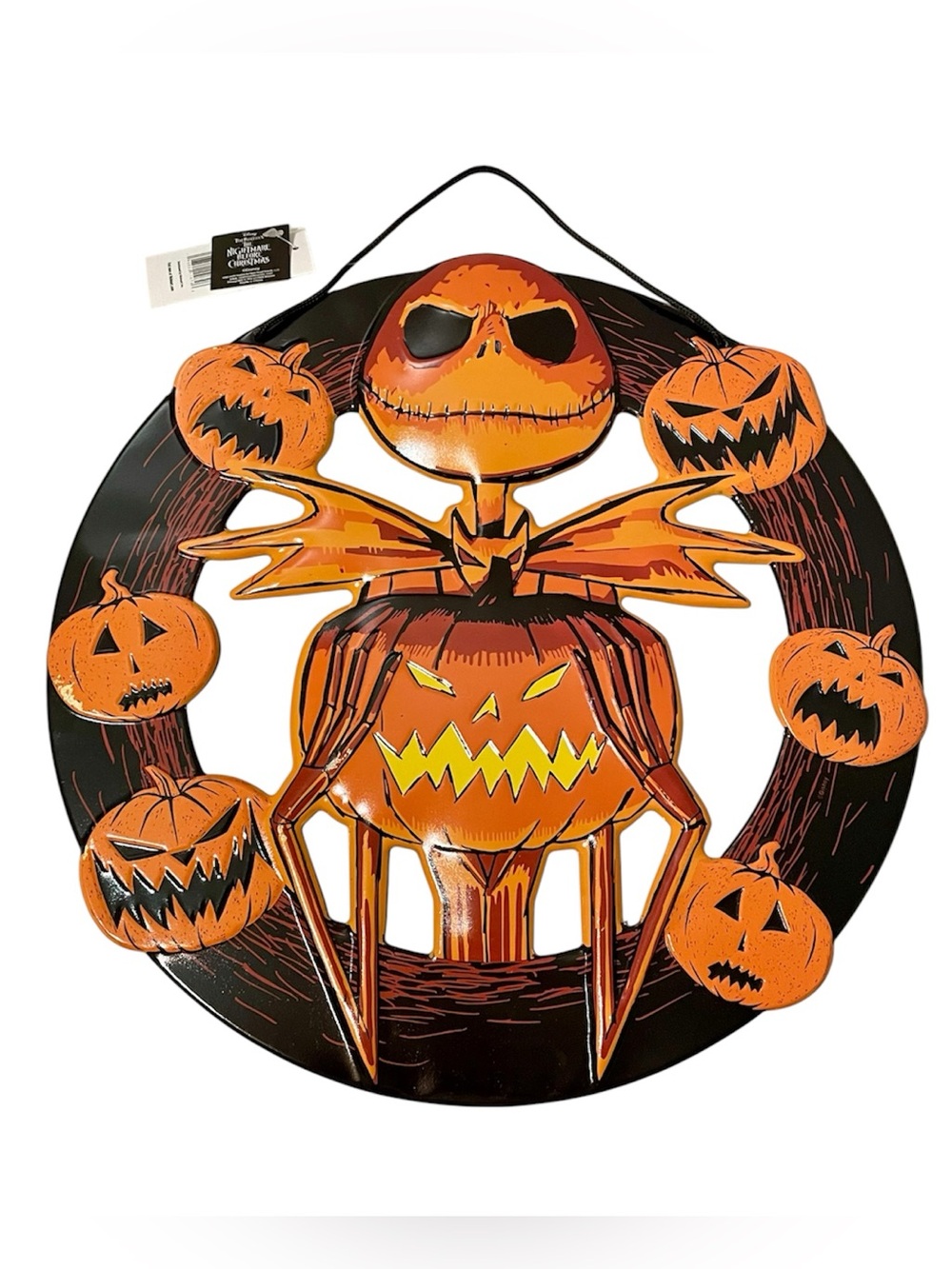 Disney - The Nightmare Before Christmas Embossed Metal Halloween Wreath